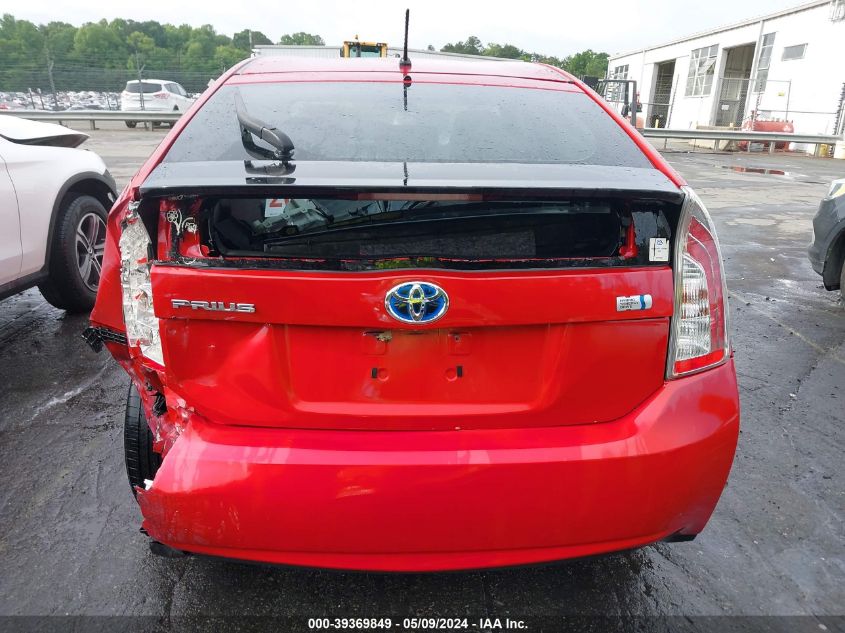2013 Toyota Prius Two VIN: JTDKN3DU5D5684884 Lot: 39369849