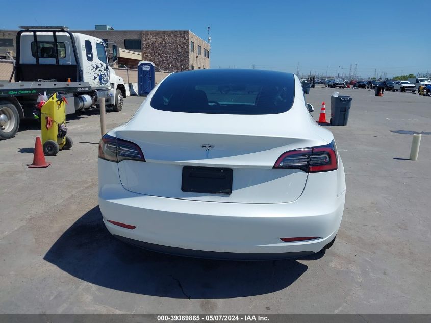 2023 Tesla Model 3 Rear-Wheel Drive VIN: 5YJ3E1EA0PF410038 Lot: 39369865