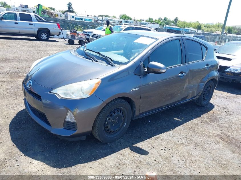 2013 Toyota Prius C Two VIN: JTDKDTB32D1544148 Lot: 39369868