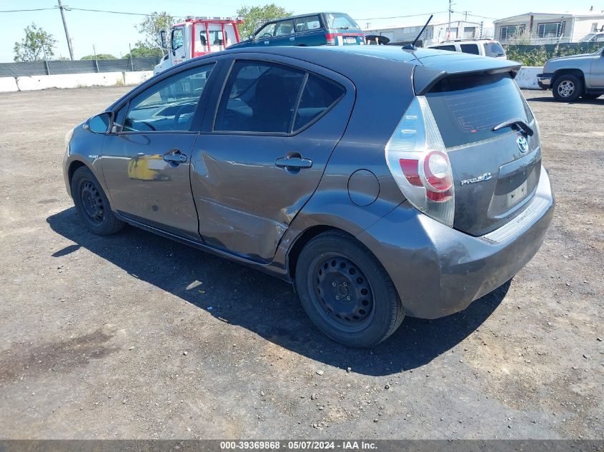 2013 Toyota Prius C Two VIN: JTDKDTB32D1544148 Lot: 39369868