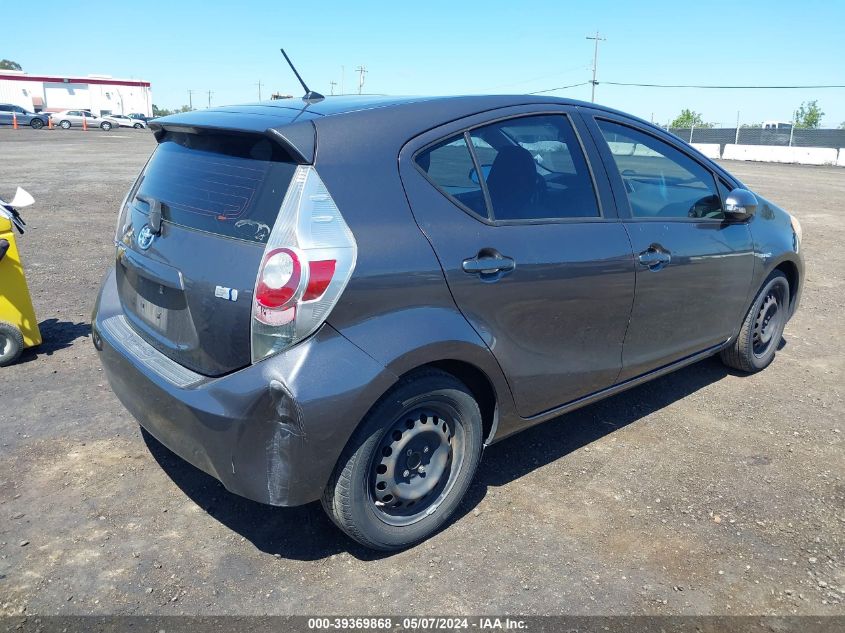 2013 Toyota Prius C Two VIN: JTDKDTB32D1544148 Lot: 39369868