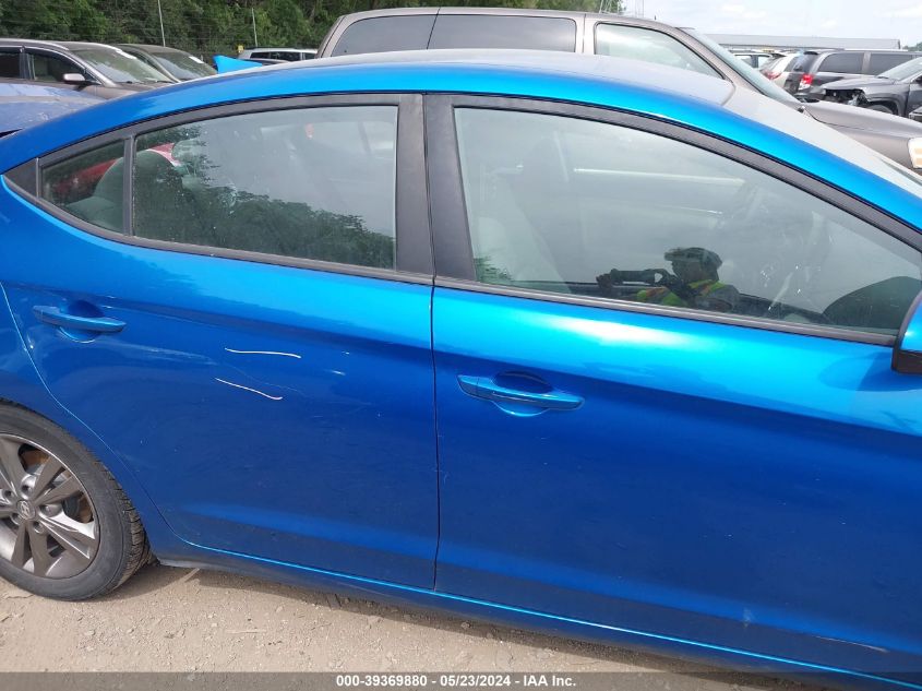 5NPD84LF0JH237433 2018 Hyundai Elantra Sel