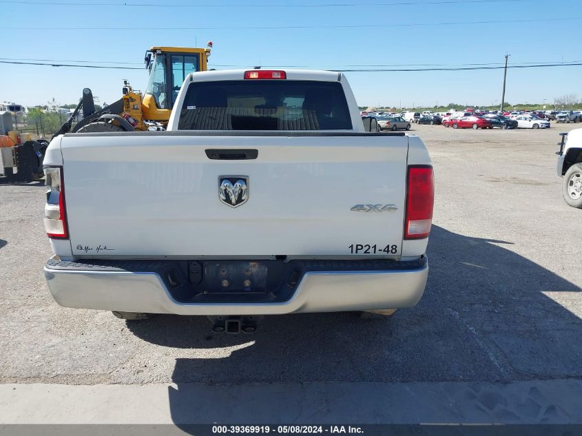 2021 Ram 1500 Classic Tradesman Quad Cab 4X4 6'4 Box VIN: 1C6RR7FT1MS579217 Lot: 39369919