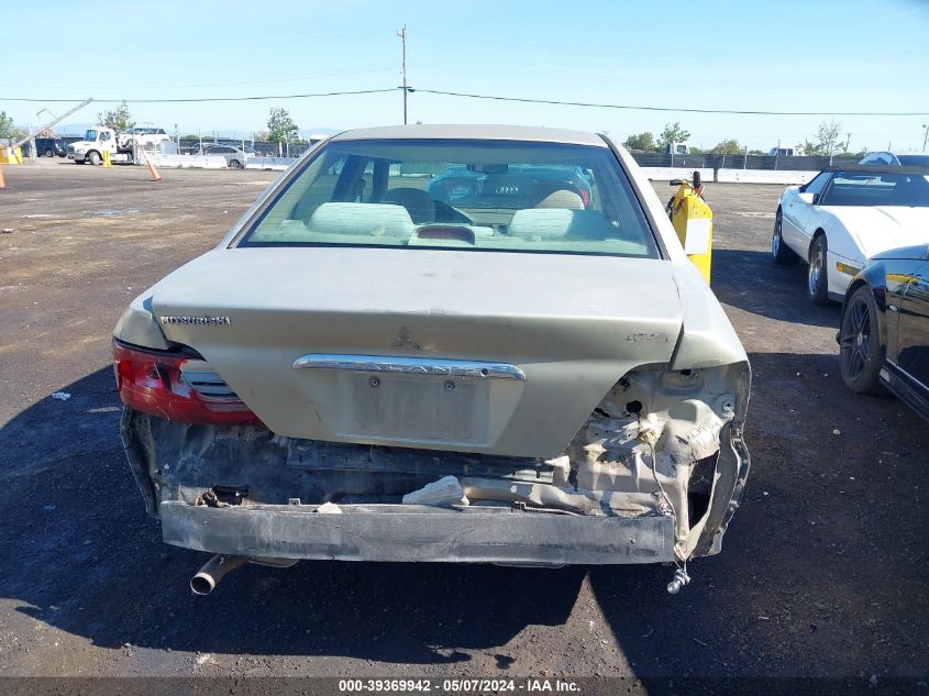 2001 Mitsubishi Galant Es VIN: 4A3AA46G71E141274 Lot: 39369942