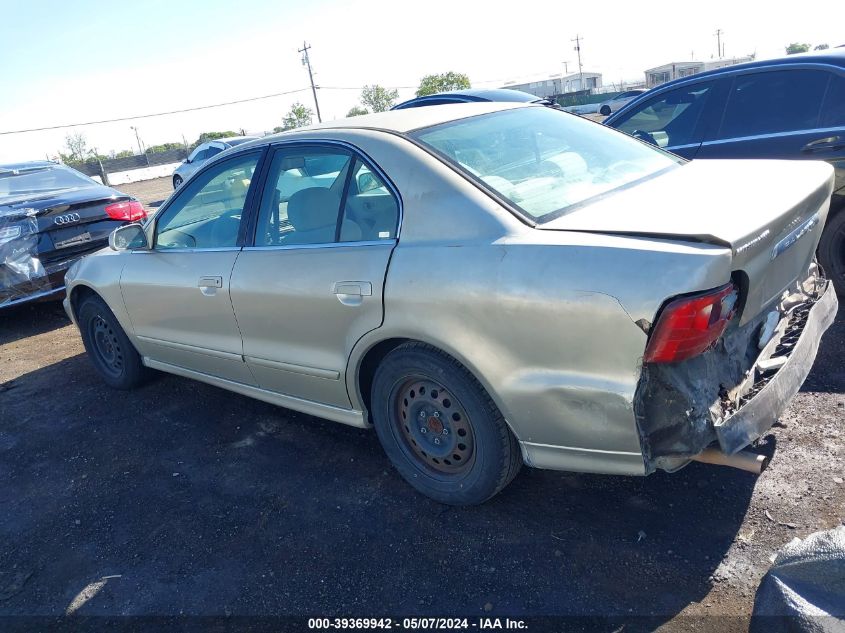 2001 Mitsubishi Galant Es VIN: 4A3AA46G71E141274 Lot: 39369942