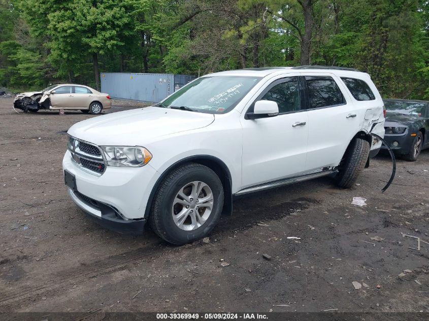 2013 Dodge Durango Crew VIN: 1C4RDJDG6DC696134 Lot: 39369949