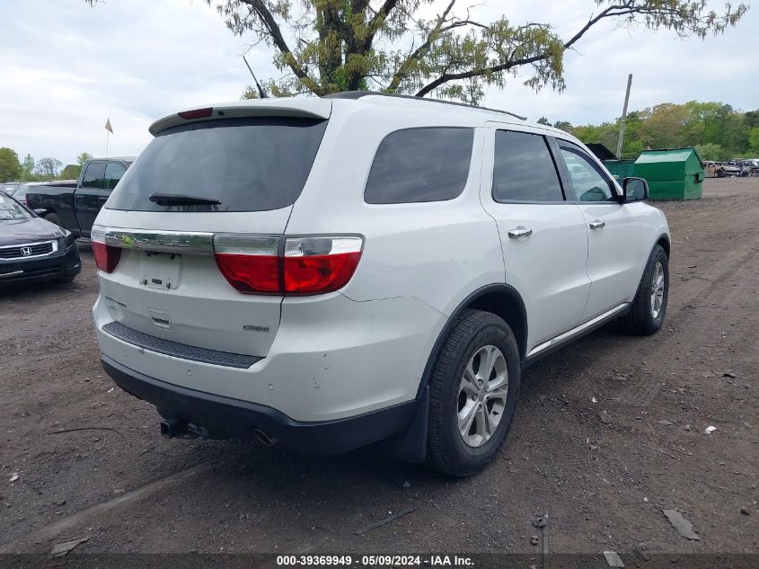 2013 Dodge Durango Crew VIN: 1C4RDJDG6DC696134 Lot: 39369949