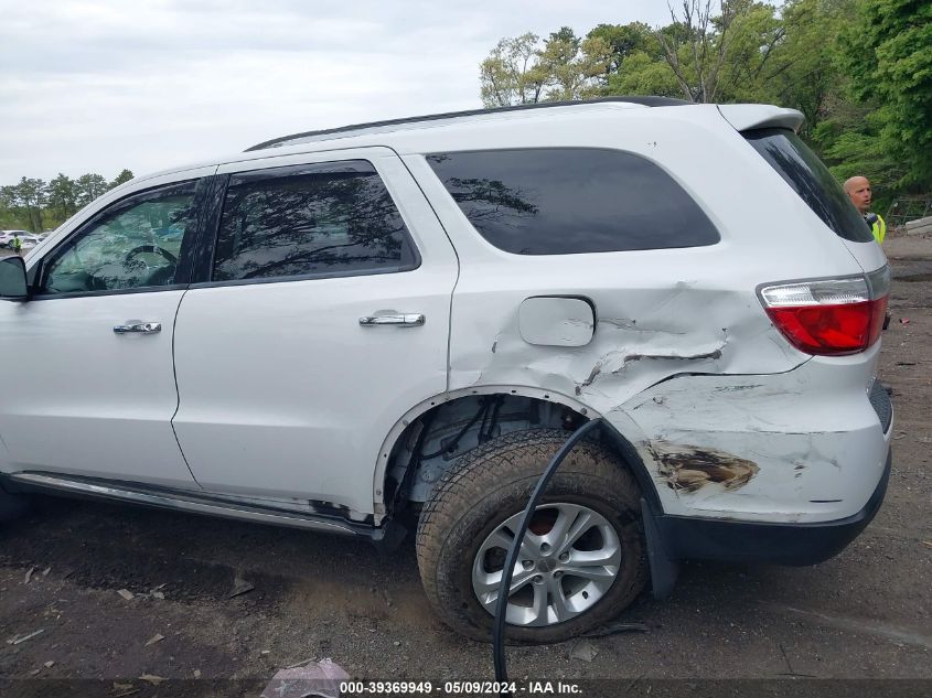 2013 Dodge Durango Crew VIN: 1C4RDJDG6DC696134 Lot: 39369949