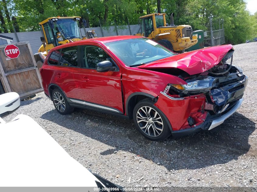 2017 Mitsubishi Outlander Es VIN: JA4AZ2A35HZ069749 Lot: 39369966