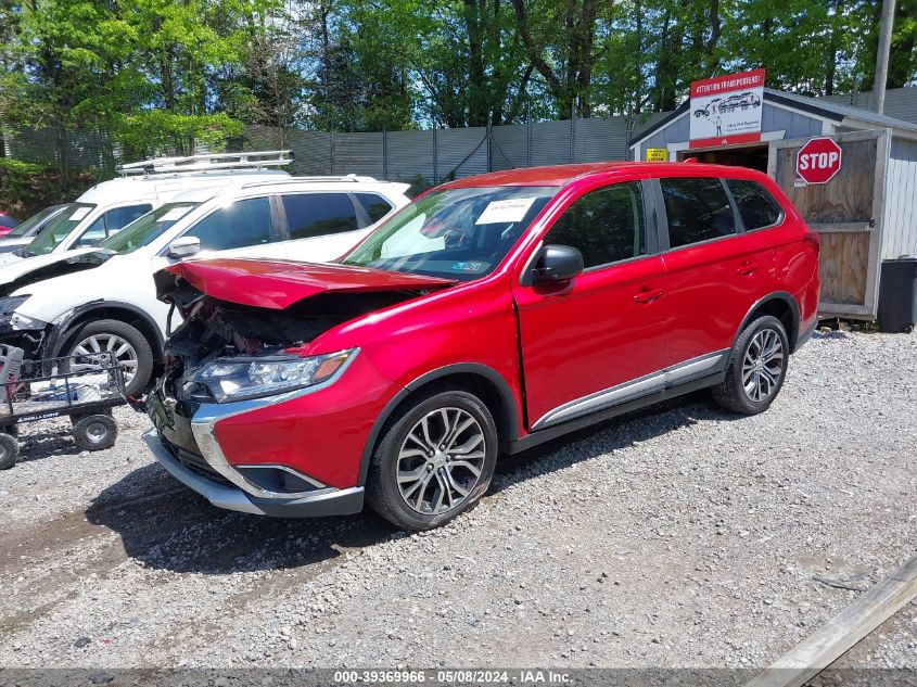 2017 Mitsubishi Outlander Es VIN: JA4AZ2A35HZ069749 Lot: 39369966