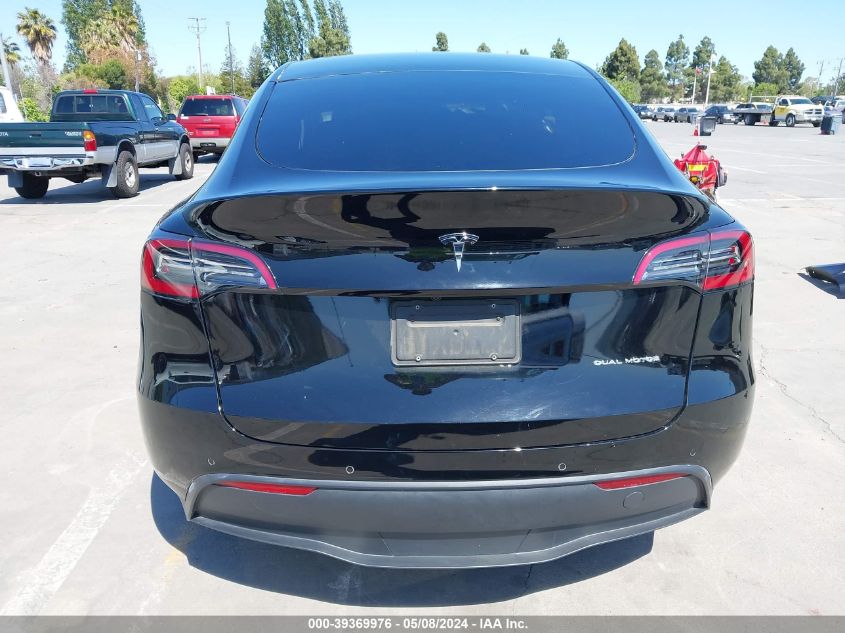 2021 TESLA MODEL Y LONG RANGE DUAL MOTOR ALL-WHEEL DRIVE - 5YJYGDEEXMF294752