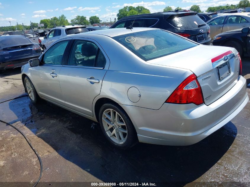 2012 Ford Fusion Sel VIN: 3FAHP0JA0CR102320 Lot: 39369988