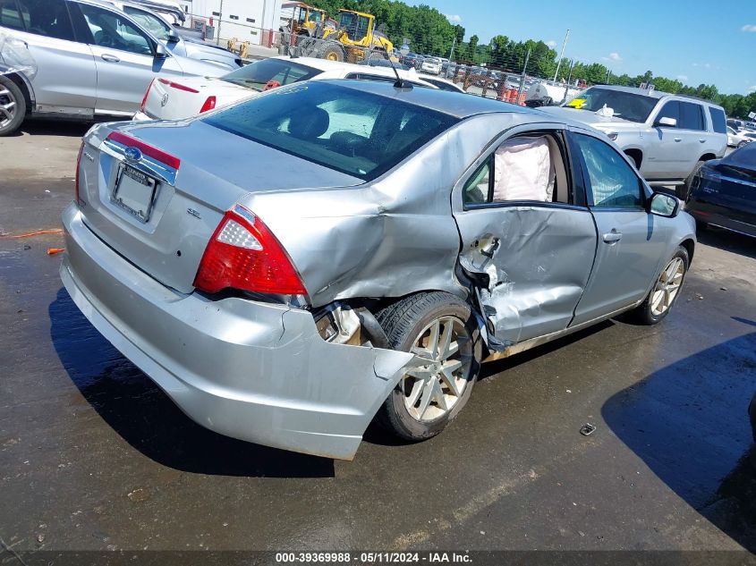 2012 Ford Fusion Sel VIN: 3FAHP0JA0CR102320 Lot: 39369988