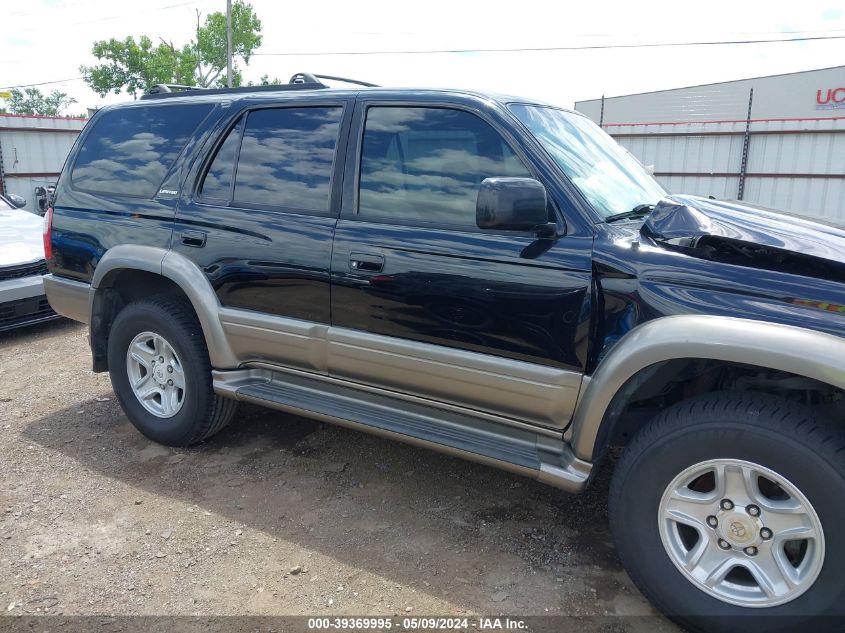 1999 Toyota 4Runner Limited V6 VIN: JT3GN87R3X0106167 Lot: 39369995