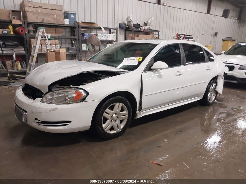 2012 Chevrolet Impala Lt VIN: 2G1WG5E3XC1148938 Lot: 39370007