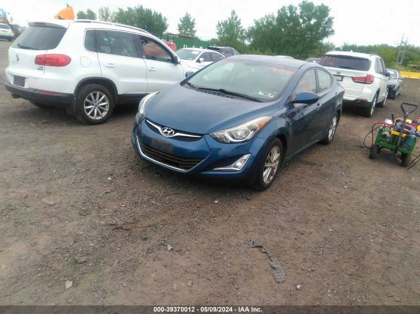 2014 Hyundai Elantra Se VIN: KMHDH4AE1EU201610 Lot: 39370012