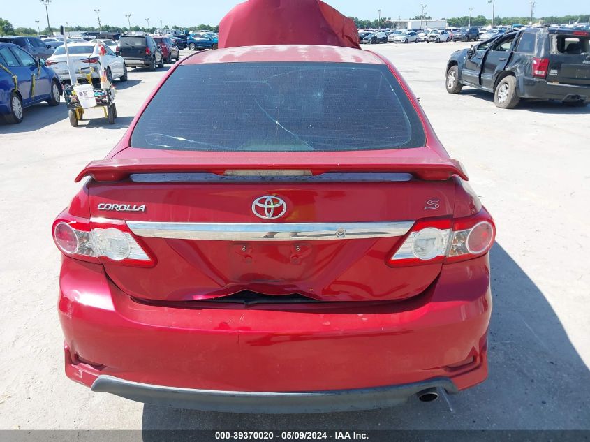 2012 Toyota Corolla S VIN: 2T1BU4EEXCC801277 Lot: 39370020