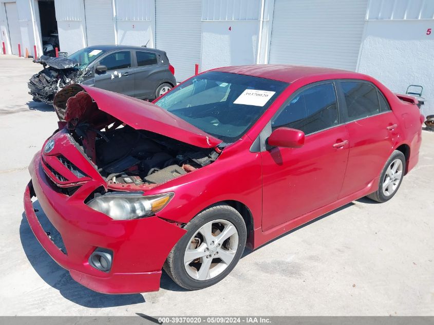 2012 Toyota Corolla S VIN: 2T1BU4EEXCC801277 Lot: 39370020