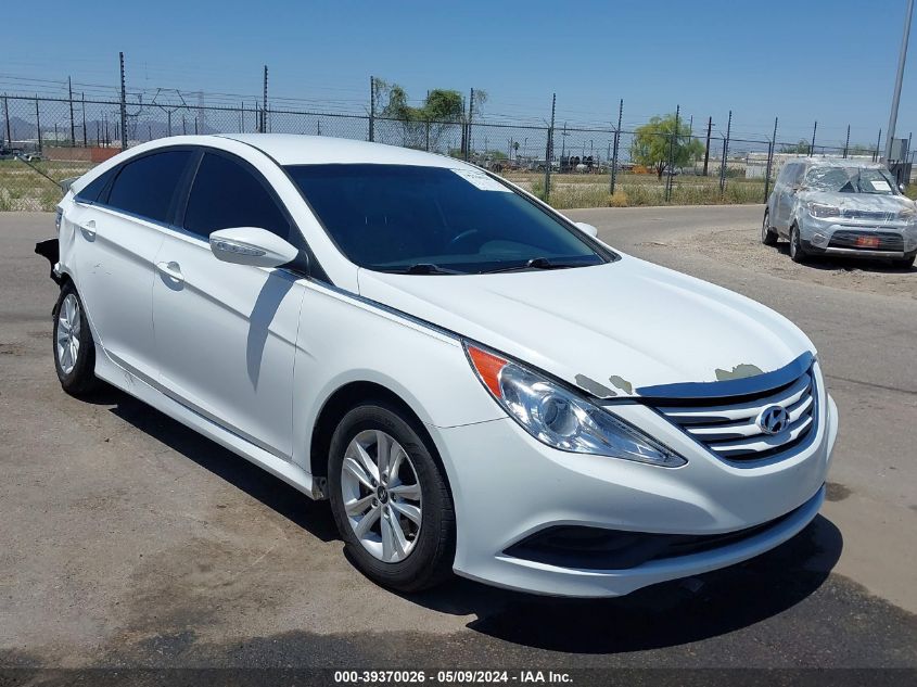 2014 Hyundai Sonata Gls VIN: 5NPEB4AC1EH936090 Lot: 39370026