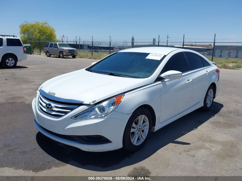 2014 Hyundai Sonata Gls VIN: 5NPEB4AC1EH936090 Lot: 39370026