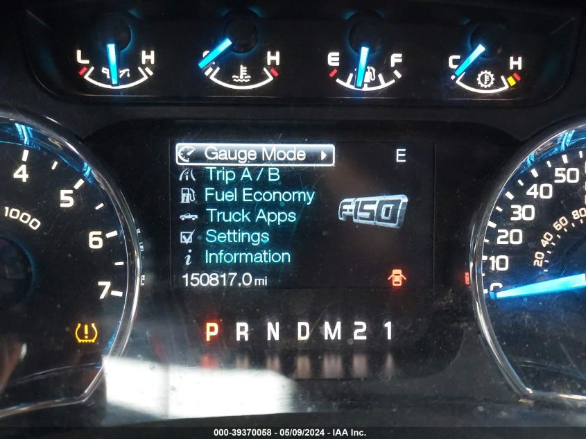 2013 Ford F-150 Xlt VIN: 1FTFW1ETXDFE00572 Lot: 39370058