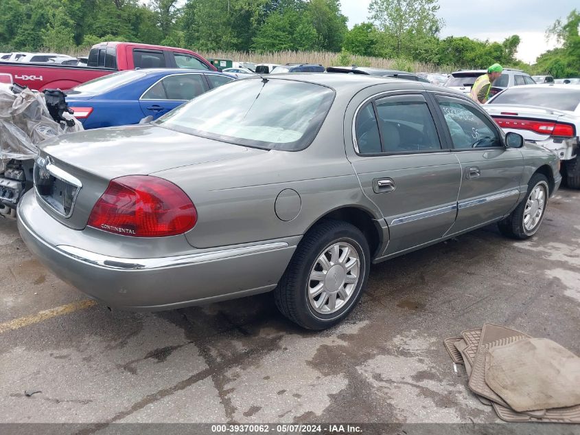 2000 Lincoln Continental VIN: 1LNHM97V8YY916690 Lot: 39370062