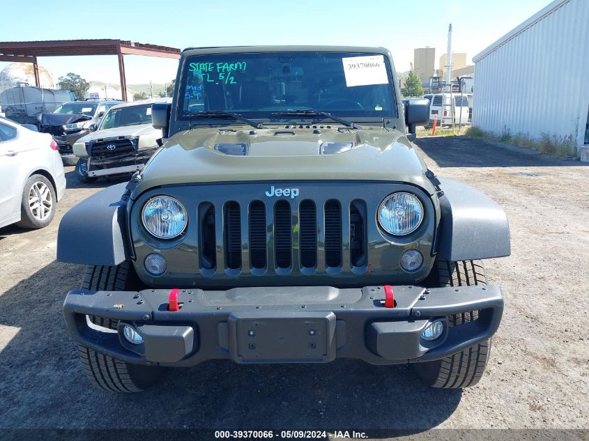 2016 Jeep Wrangler Rubicon Hard Rock VIN: 1C4HJWCGXGL160696 Lot: 39370066