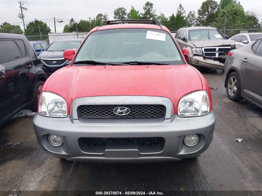 2004 Hyundai Santa Fe Gls VIN: KM8SC13D34U774676 Lot: 39370074