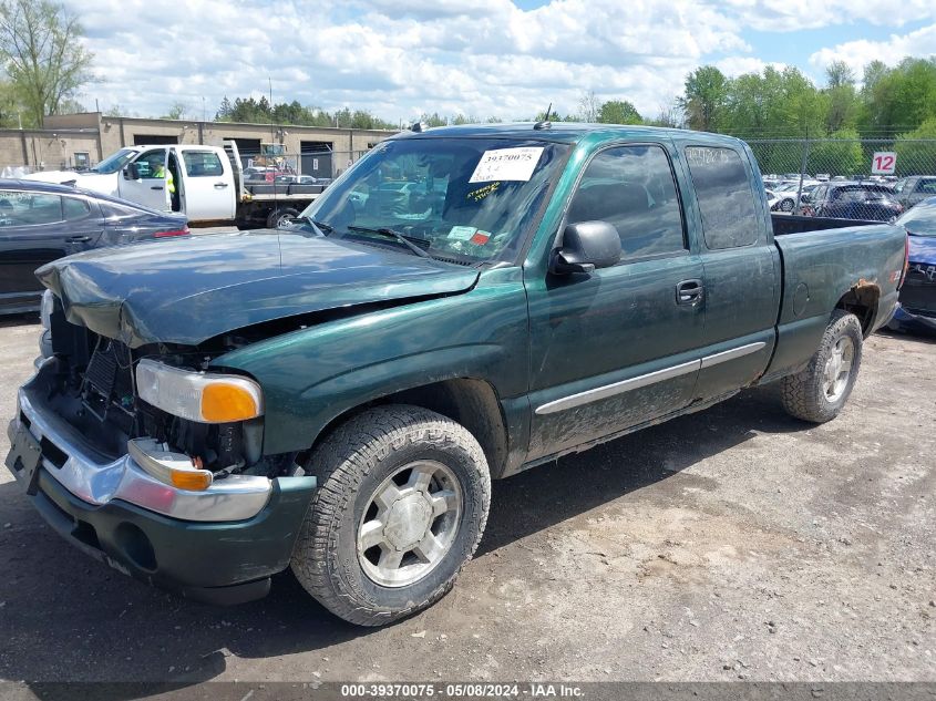 2005 GMC Sierra 1500 Sle VIN: 1GTEK19Z15Z195794 Lot: 39370075