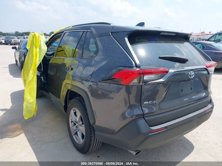 VIN 2T3P1RFV9NW261455 2022 TOYOTA RAV4 XLE