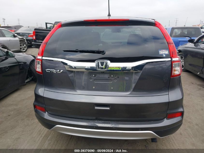 2016 Honda Cr-V Ex VIN: 3CZRM3H5XGG724615 Lot: 39370090