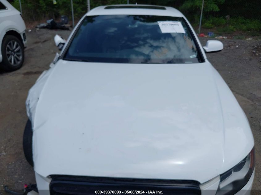 2011 Audi A4 2.0T Premium VIN: WAUFFAFL2BN052667 Lot: 39370093