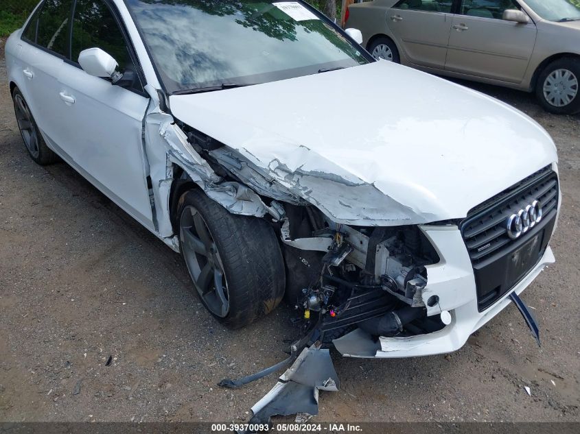 2011 Audi A4 2.0T Premium VIN: WAUFFAFL2BN052667 Lot: 39370093