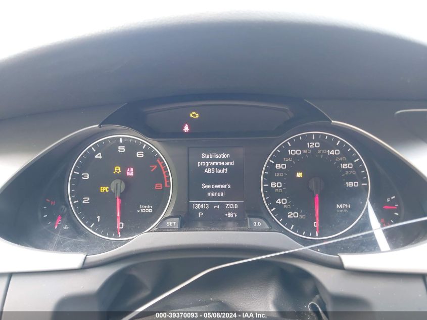 2011 Audi A4 2.0T Premium VIN: WAUFFAFL2BN052667 Lot: 39370093