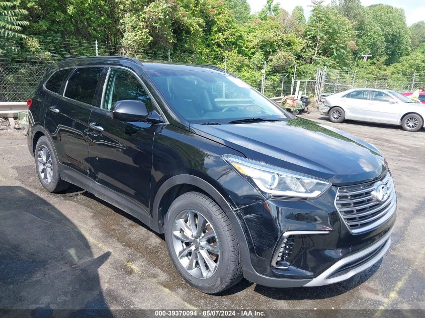 2017 Hyundai Santa Fe Se VIN: KM8SM4HF3HU238647 Lot: 39370094