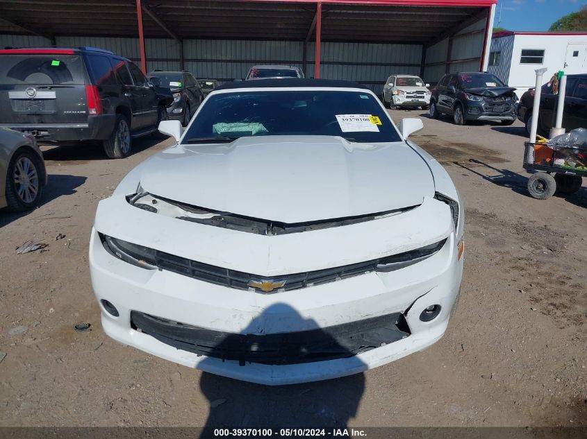 2014 Chevrolet Camaro 1Lt VIN: 2G1FB3D32E9253451 Lot: 39370100