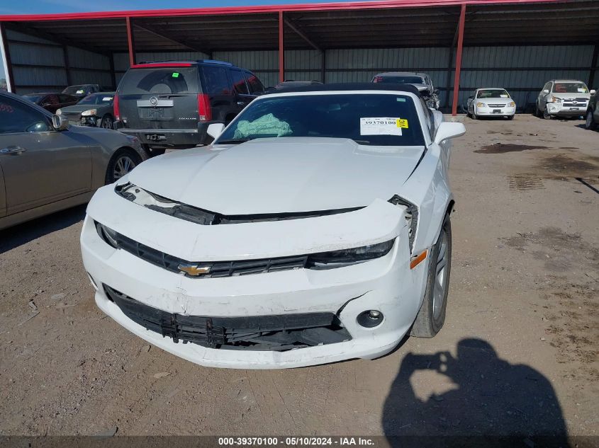 2014 Chevrolet Camaro 1Lt VIN: 2G1FB3D32E9253451 Lot: 39370100