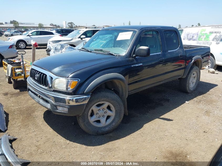 2004 Toyota Tacoma Prerunner V6 VIN: 5TEGN92N84Z344825 Lot: 39370109