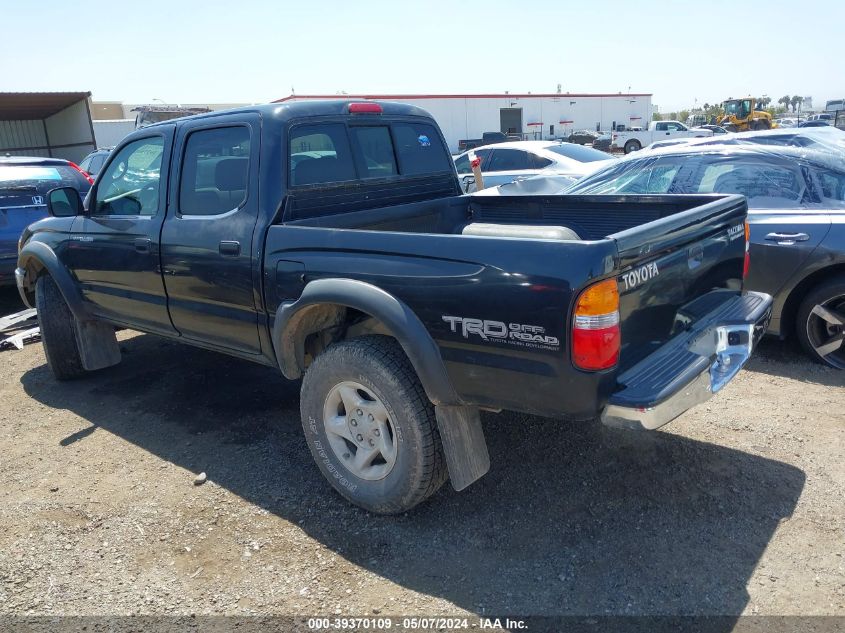 2004 Toyota Tacoma Prerunner V6 VIN: 5TEGN92N84Z344825 Lot: 39370109