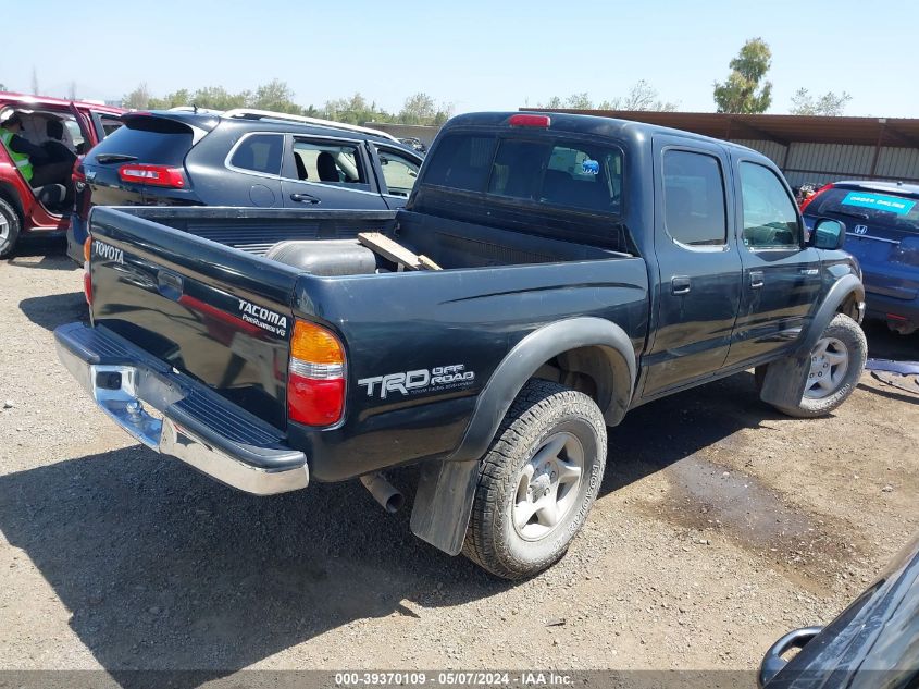 2004 Toyota Tacoma Prerunner V6 VIN: 5TEGN92N84Z344825 Lot: 39370109