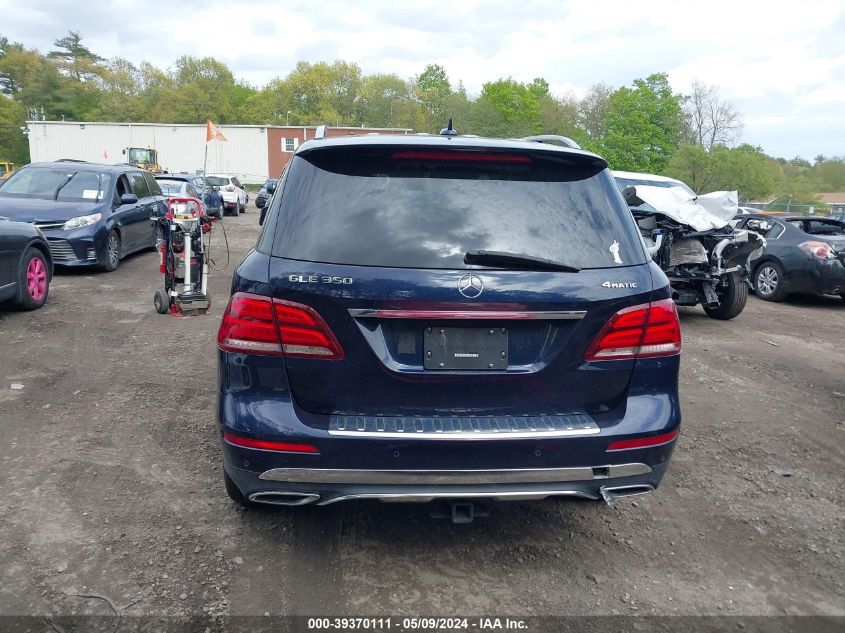 2018 Mercedes-Benz Gle 350 4Matic VIN: 4JGDA5HB5JB014334 Lot: 39370111