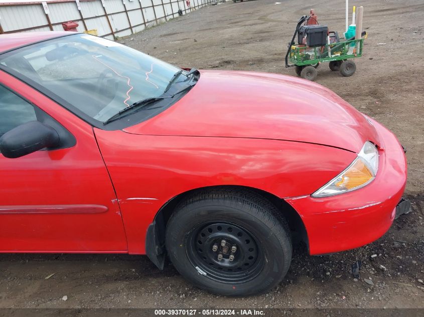2002 Chevrolet Cavalier VIN: 1G1JC124827301863 Lot: 39370127