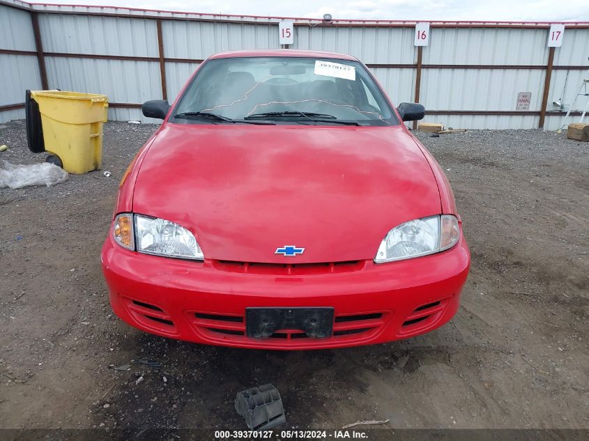 2002 Chevrolet Cavalier VIN: 1G1JC124827301863 Lot: 39370127
