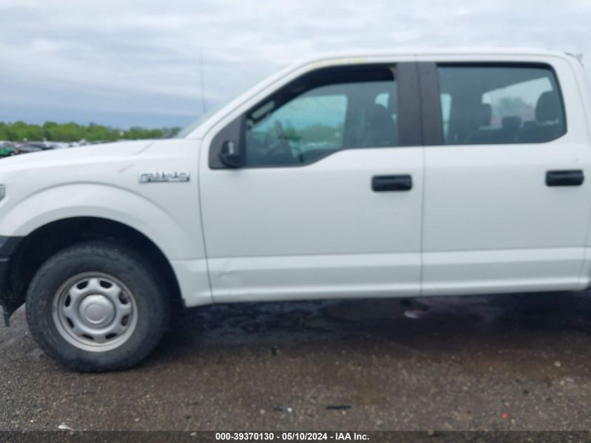 2018 Ford F-150 Xl VIN: 1FTEW1EBXJFC70291 Lot: 39370130