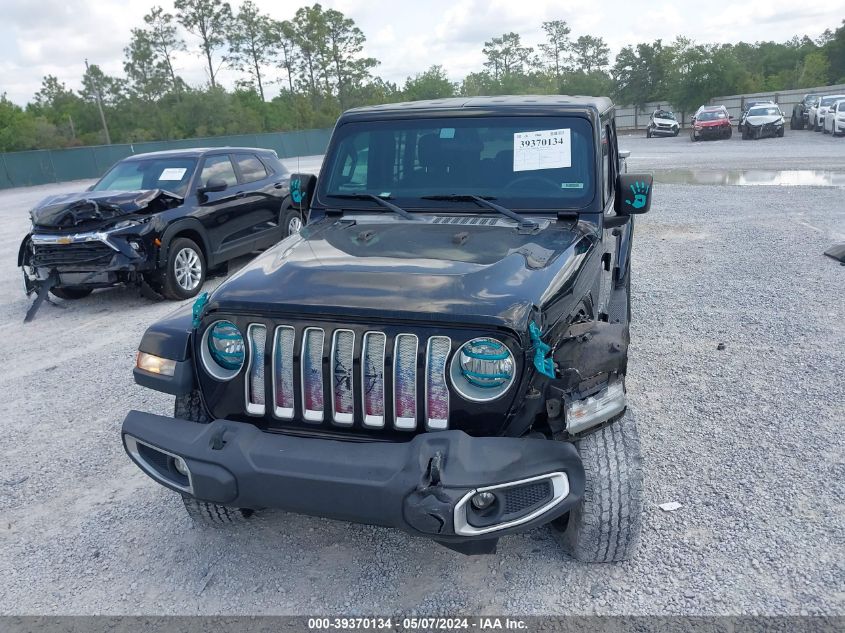 2018 Jeep Wrangler Unlimited Sahara 4X4 VIN: 1C4HJXEN6JW249298 Lot: 39370134