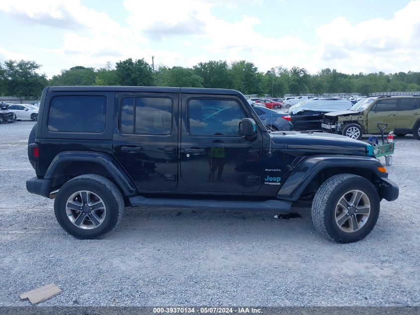 2018 Jeep Wrangler Unlimited Sahara 4X4 VIN: 1C4HJXEN6JW249298 Lot: 39370134