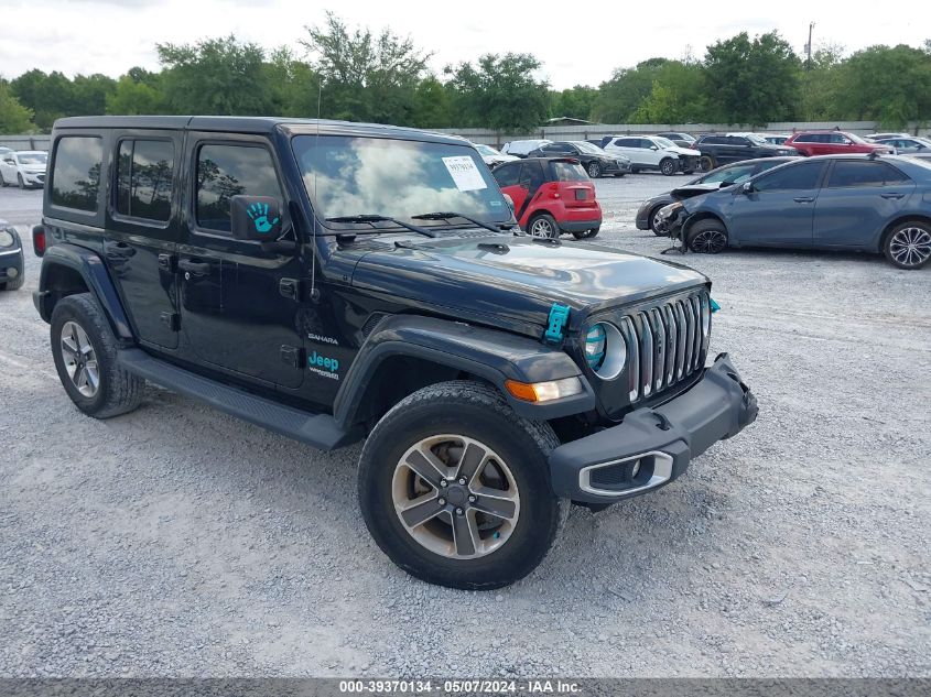 2018 Jeep Wrangler Unlimited Sahara 4X4 VIN: 1C4HJXEN6JW249298 Lot: 39370134