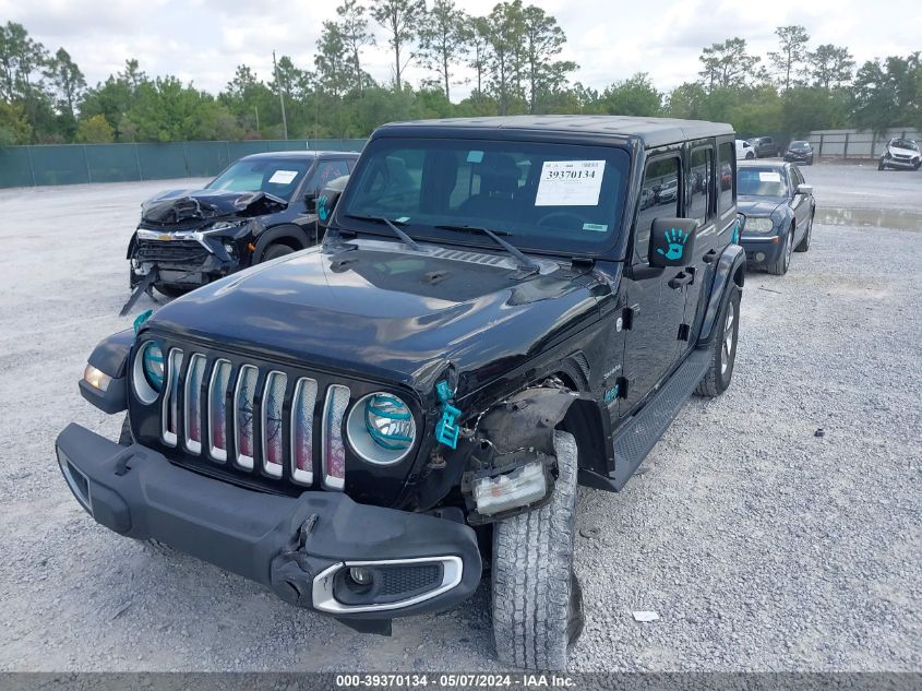 2018 Jeep Wrangler Unlimited Sahara 4X4 VIN: 1C4HJXEN6JW249298 Lot: 39370134