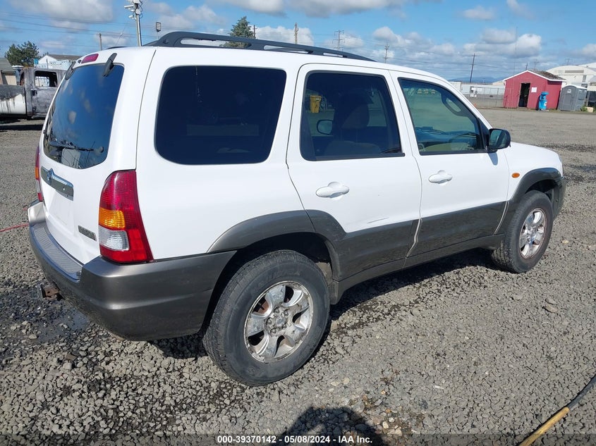 2002 Mazda Tribute Es V6/Lx V6 VIN: 4F2YU08192KM17757 Lot: 39370142