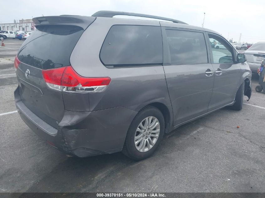 2011 Toyota Sienna Xle V6 VIN: 5TDYK3DC1BS007607 Lot: 39370151